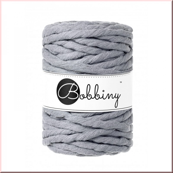 Bobbiny Macramegarn Durchmesser 9 mm 30 Meter Steel