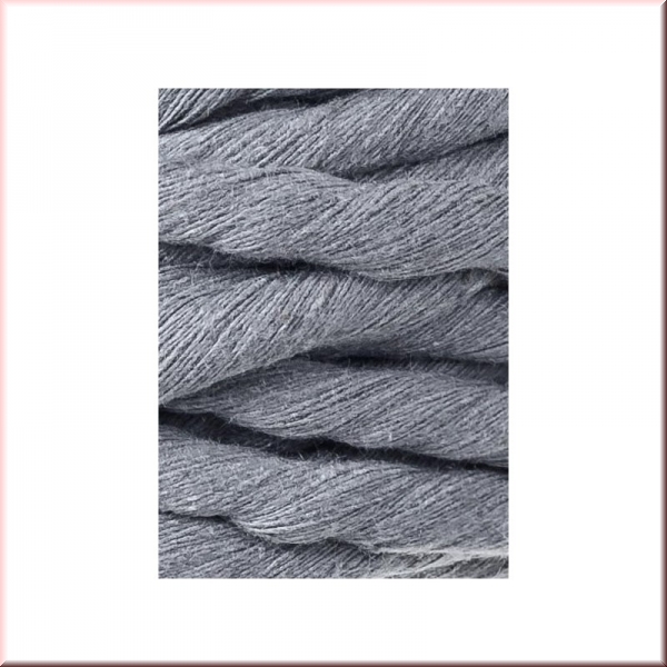 Bobbiny Macramegarn Durchmesser 9 mm 30 Meter Steel