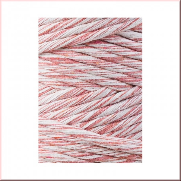 Bobbiny Macramegarn Durchmesser 3 mm 100 Meter Strawberry