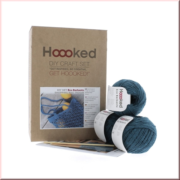 Hoooked DIY Häkelset Tasche Trogir Petrol