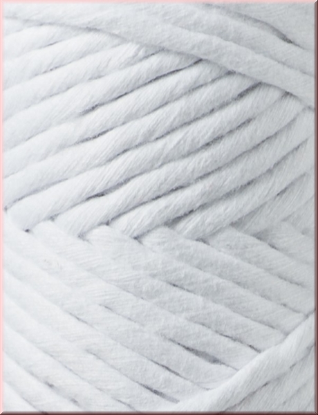 Bobbiny Macramegarn Durchmesser 3 mm 100 Meter Weiss