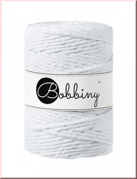 Bobbiny Macramegarn Durchmesser 5 mm 100 Meter Weiss