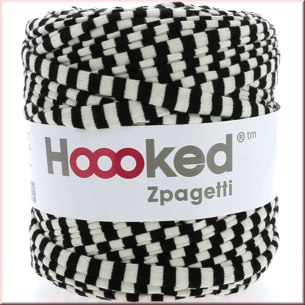 Hoooked Schwarz gestreift Sparset 2 x 120 Meter