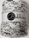 Bobbiny Schwarz Weiss Blümchen 2 x 120 Meter
